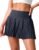 SANTINY Pleated Tennis Skirt for Women with Pockets Shorts Women’s High Waisted Lightweight Athletic Golf Skorts Skirts