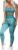 OLCHEE Women’s Workout Sets 2 Piece – Seamless Yoga Leggings and Cross-Strap Sports Bra Gym Outfits Activewear Matching Set