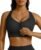 BRXL Sports Bras for Women Front Zip High Impact Adjustable Straps Sports Bra Workout Sports Bras with Sewn in Pads