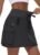 MIVEI Skorts for Woman – Hiking Cargo Skorts with Zipper Pockets, High Waisted Quick Dry Golf Workout, Dressy Casual