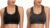 MIRITY Women Racerback Sports Bras – High Impact Workout Gym Activewear Bra
