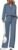 PRETTYGARDEN Women’s 2 Piece Outfits Casual Lapel Half Zip Sweatshirts and Wide Leg Pants Tracksuit Sets