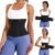 Postpartum Belly Band Postpartum Belly Wrap, Adjustable Belly Binder Post Partum Abdominal Binder Post Surgery, Breathable Waist Trainer for Women Lower Belly Fat, Faja Postparto Para Mujer (Black, Medium)