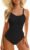 Century Star 2026 Tummy Control One Piece Swimsuit for Women Vintage Bathing Suits Ruched Swimwear