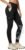 Ewedoos Hiking Pants Women Leggings with Zipper Pockets Water Resistant Workout Compression Leggings Tummy Control UPF50+
