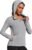 PINSPARK Women’s UPF 50+ Sun Protection Hoodie Jacket Lightweight Full Zip Athletic Jacket Long Sleeve Shirt with Pockets
