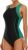 beautyin Women’s One Piece Athletic Racerback Swimsuit Slimming Bathing Suit