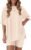 RUBZOOF Women’s 2 Piece Lounge Sets 2026 Casual Summer Airport Travel Outfits Oversized Shirts Biker Shorts Matching Clothing
