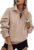 PRETTYGARDEN Womens Half Zip Oversized Sweatshirts Fleece Hoodies 2026 Trendy Long Sleeve Pullover Tops Y2k Fall Outfits