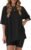 RUBZOOF Women’s 2 Piece Lounge Sets 2026 Casual Summer Airport Travel Outfits Oversized Shirts Biker Shorts Matching Clothing