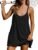 Womens Sleeveless Athletic Hot Shot Mini Dress with Built-in Shorts Sundress