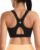RUNNING GIRL Sports Bras for Women High Support, Adjustable Straps High Impact Sports Bras with Sewn in Pads Workout Bra