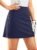 SANTINY 16″ Golf Skorts Skirts for Women Zipper Pockets Women’s High Waisted Tennis Skirt Athletic Skort