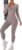 OLCHEE Womens Workout Sets 2 Piece Seamless Yoga Outfits Long Sleeve Zipper Jacket High Waist Leggings Butt Lifting Gym Set
