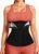 LEINIDINA Womens Waist Trainer Corset with Zipper Sweat Waist Trimmer for Women Workout Belt Corset Shapewear