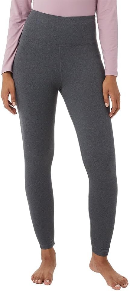 32 Degrees Women’s Cozy Heat Base Layer High Waist Legging – Lightweight Long Johns for Cold Weather Layering