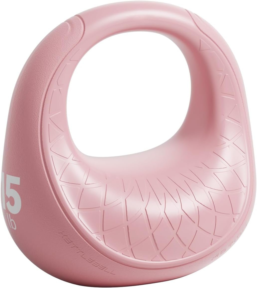 Soft Kettlebell, Strength Training Kettlebells Anti-Slip Grip with Cushioned Impact-Resistant Base, Handbag Soft Kettlebell for Home Workouts, Kettlebells for Men/Women/Beginners (6LB/10LB/15LB)