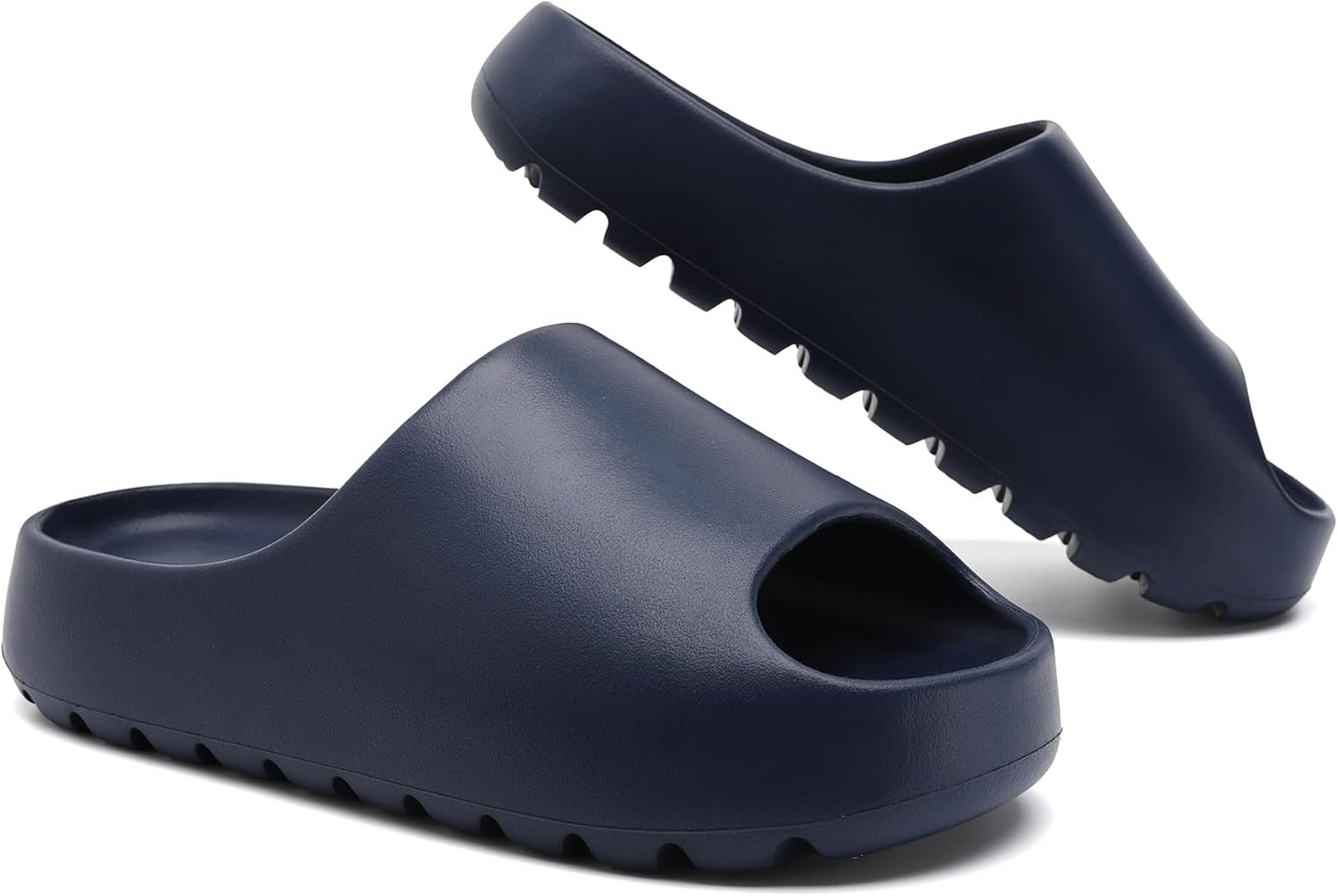 Jaeynow Cloud Slides for Women,Unisex EVA Soft Recovery Slides,Thick Sole Open Toe Mens Pillow Slides Shower Shoes Outdoor&Indoor House Slippers