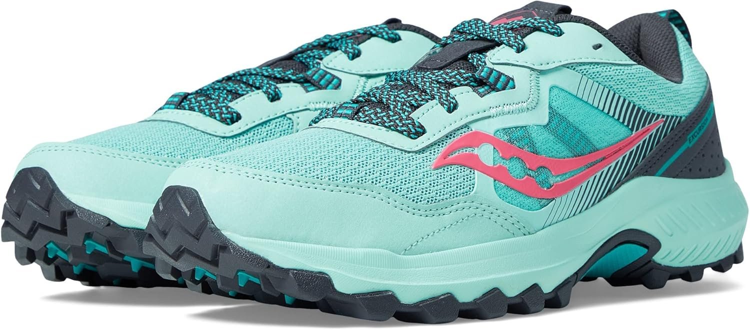 Saucony Womens Excursion Tr16 Trail Running Sneakers Shoes – Black