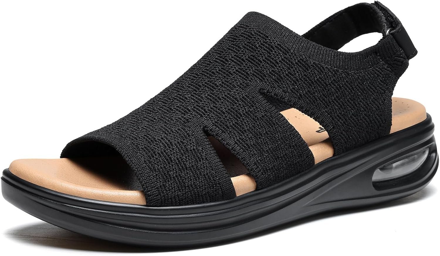 ziitop Walking Sandals Women Orthopedic Sandals for Women Comfortable Arch Support Orthotic Platform Wedge Shoes Air Cushion Adjustable Strap Comfort Shoes for Summer Travel Beach Party Shopping Work