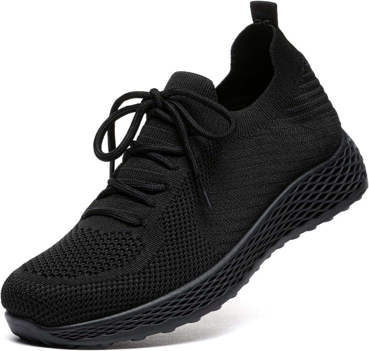 Bernal Womens Walking Tennis Shoes Casual Non Slip Gym Workout Shoes Breathable Mesh Working Sneakers
