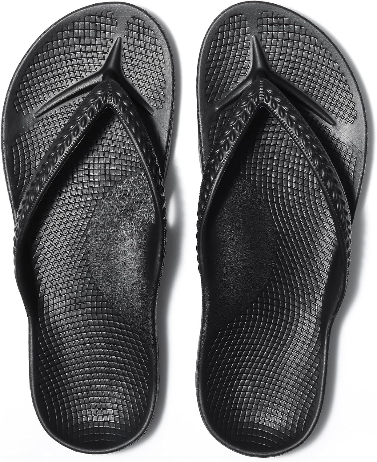 Litfun Women’s Arch Support Flip Flops for Plantar Fasciitis Orthopedic Thong Sandals Comfortable Summer Beach Pool Slides