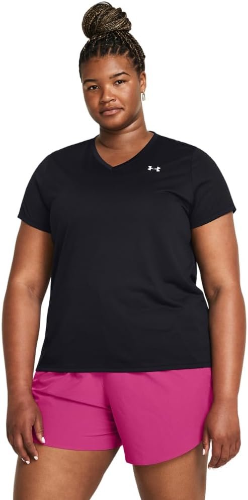 Under Armour Womens Tech Short Sleeve V Neck