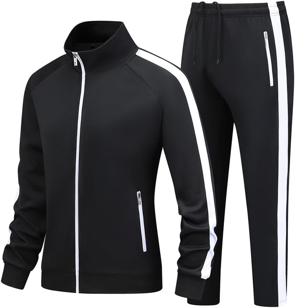 Women’s 2 Pieces Long Sleeve Outfits Sweatsuits Tracksuit Set for Women Full Zip Active Sets Athletic Suits