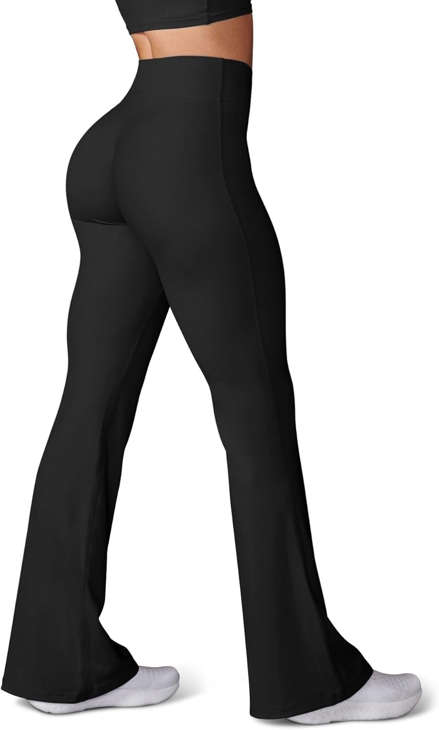 HEGALY Women’s Flare Yoga Pants – Crossover Flare Leggings Buttery Soft High Waisted Workout Casual Bootcut Pants