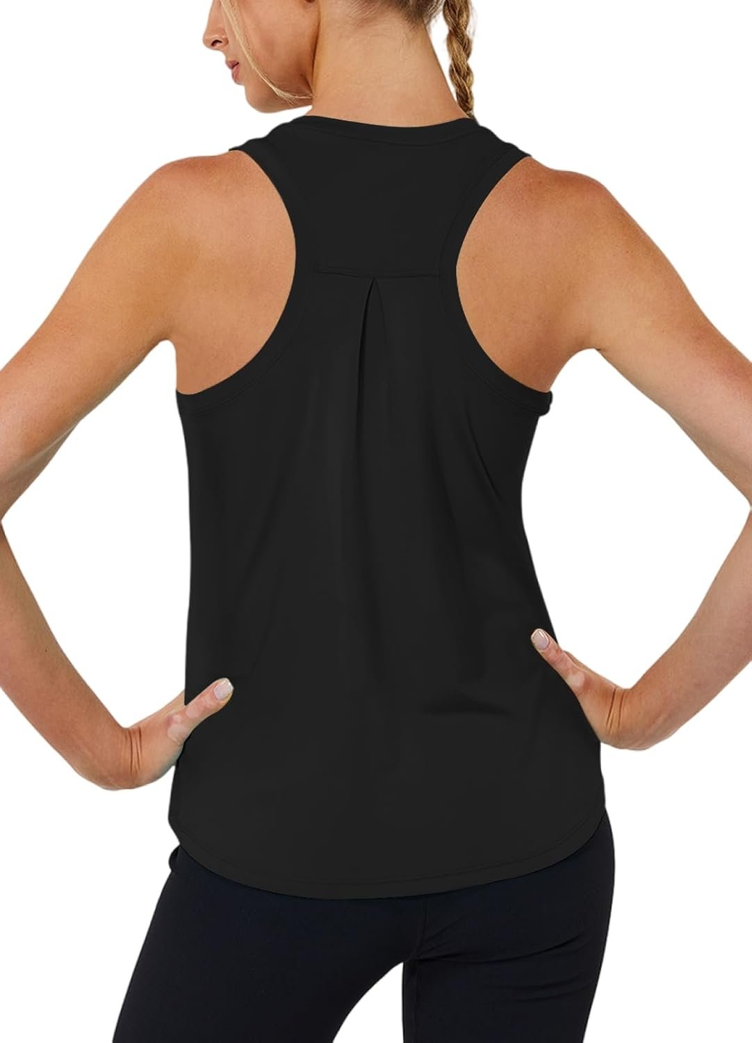 Workout Tank Tops for Women Racerback Tops Sleeveless Running Shirts Loose Fit Athletic Gym Quick Dry Exercise