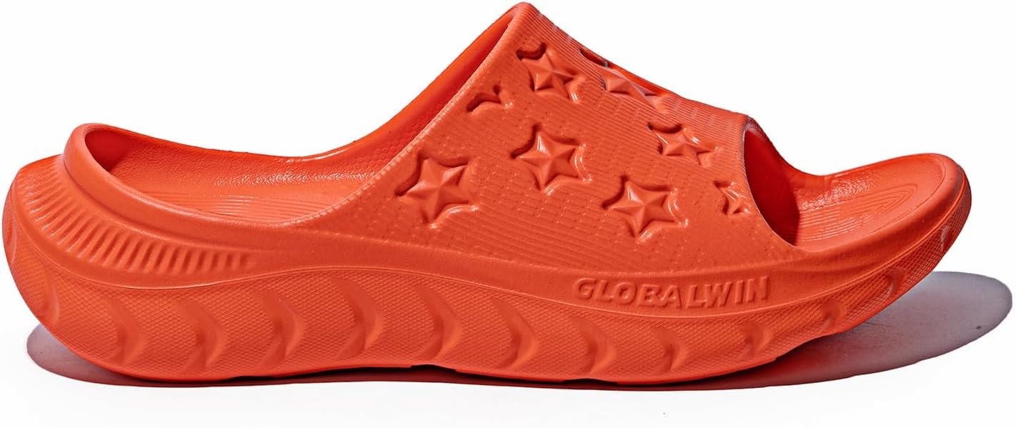 GLOBALWIN Recovery Slides For Women Ava Sports Sandals With Comfortable Arch Support Indoor Outdoor Cloud Slippers Reduce Stress on Feet Lightweight