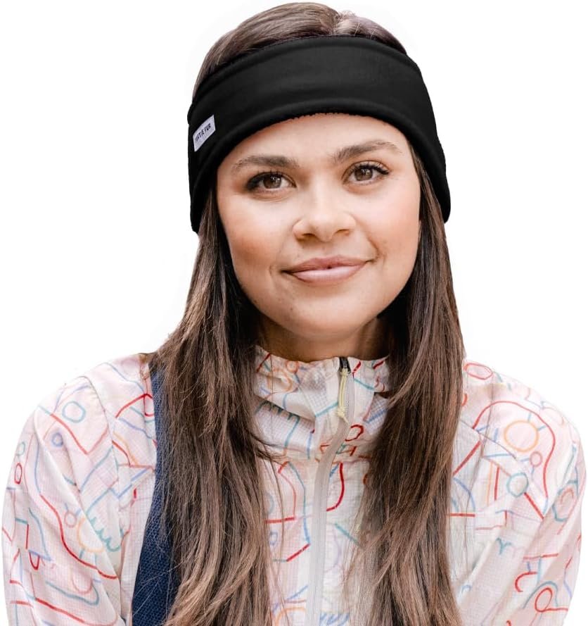 Turtle Fur Bang Band – Warm Headbands for Men and Women Made with Soft, Moisture-Wicking Fleece with Extra Width at Ears