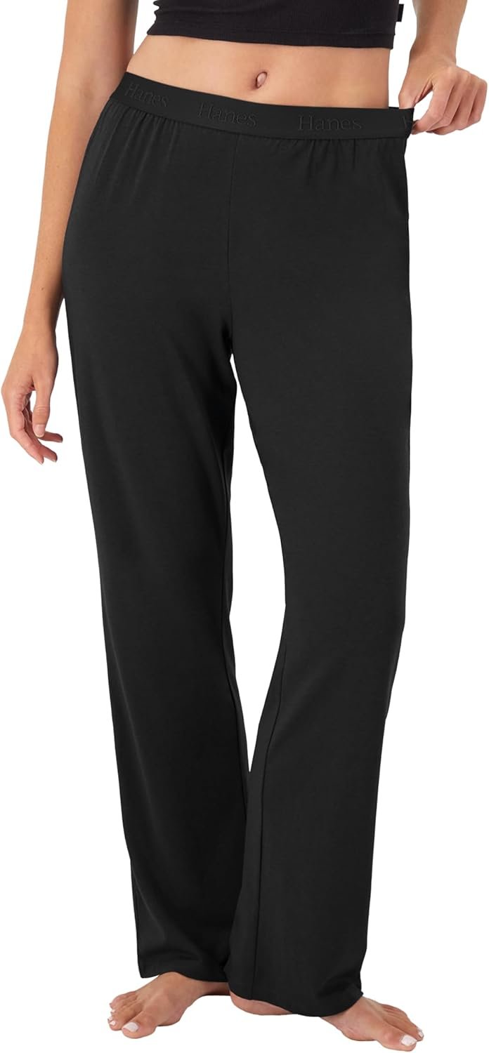 Hanes Women’s Lounge Pants, Originals Supersoft Comfywear Sleep Pants, Loungewear for Women, 30″