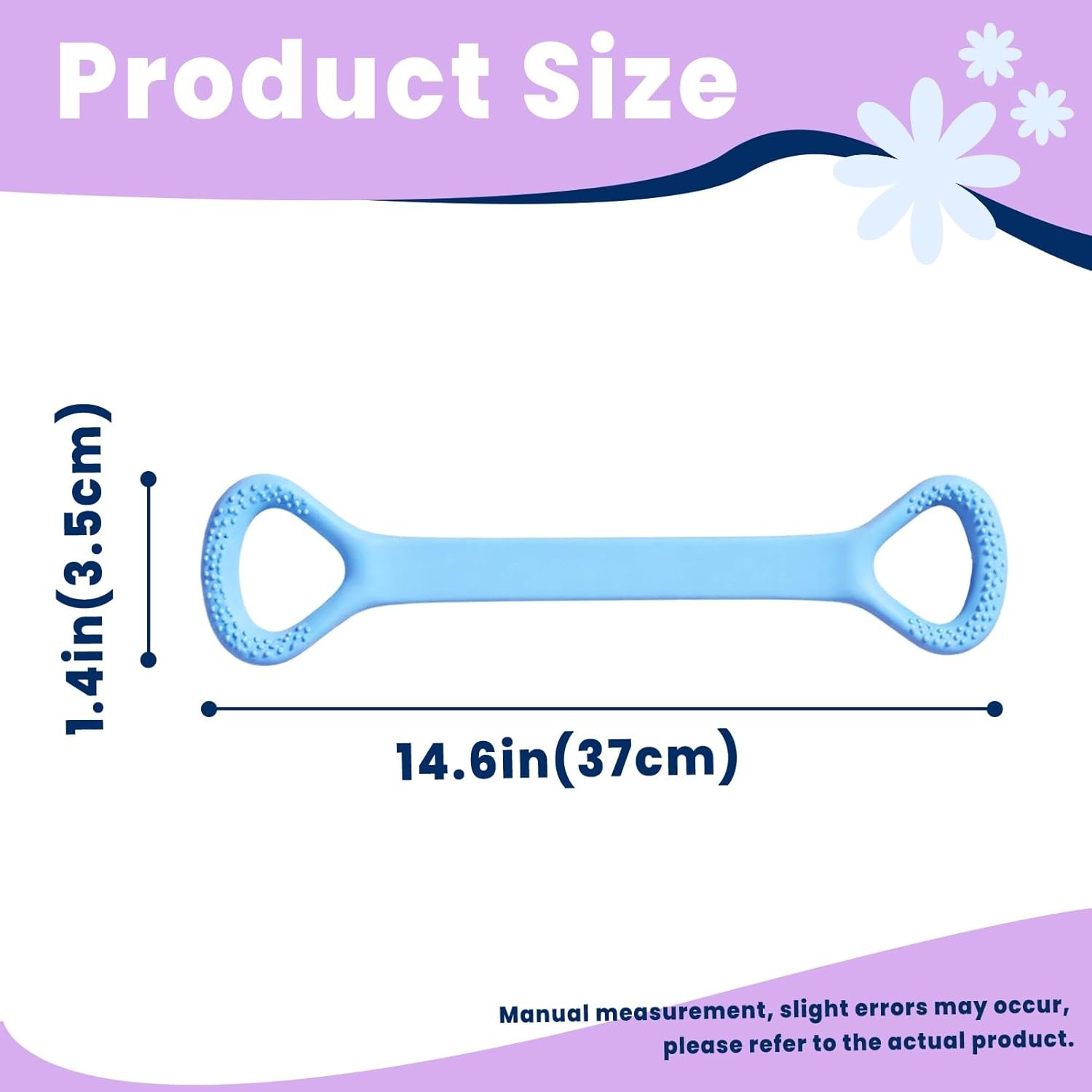 2PCS 10 Loops Stretching Strap – Non-Elastic Premium Yoga Strap for Flexibility Training, Pilates & Gymnastics, Durable Stretch Band