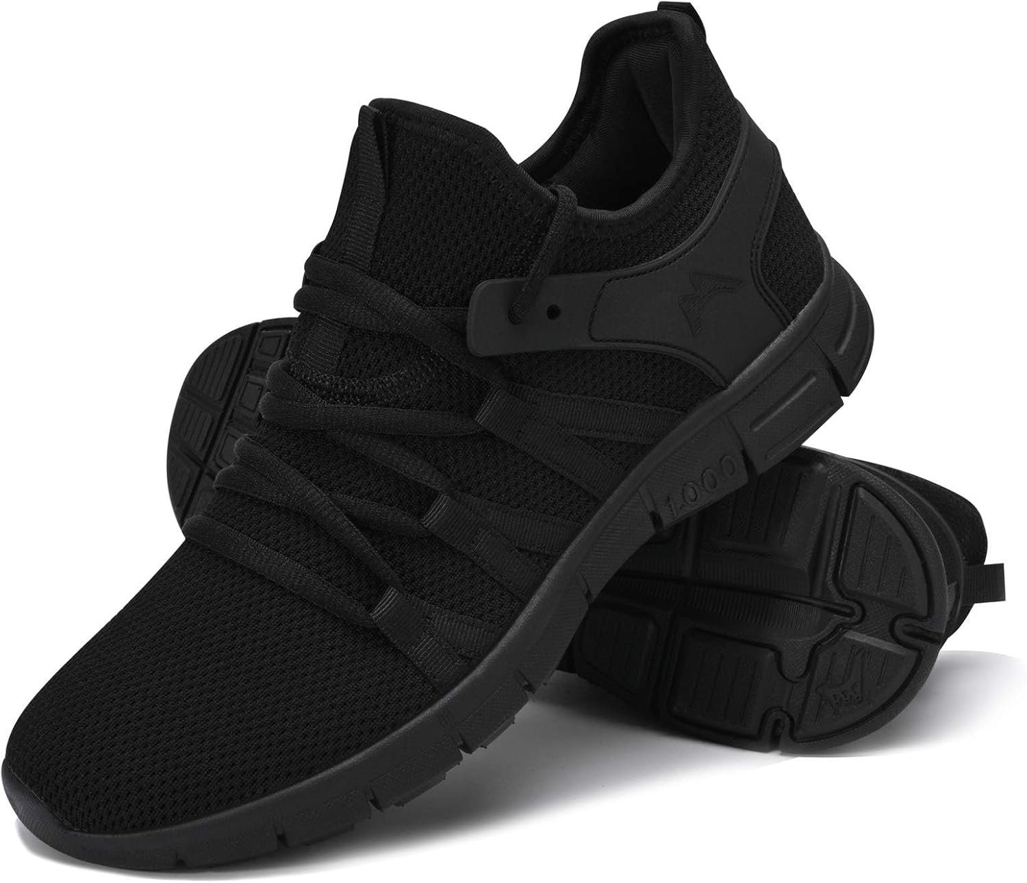 INZCOU Running Shoes Lightweight Tennis Shoes Non Slip Gym Workout Shoes Breathable Mesh Walking Sneakers
