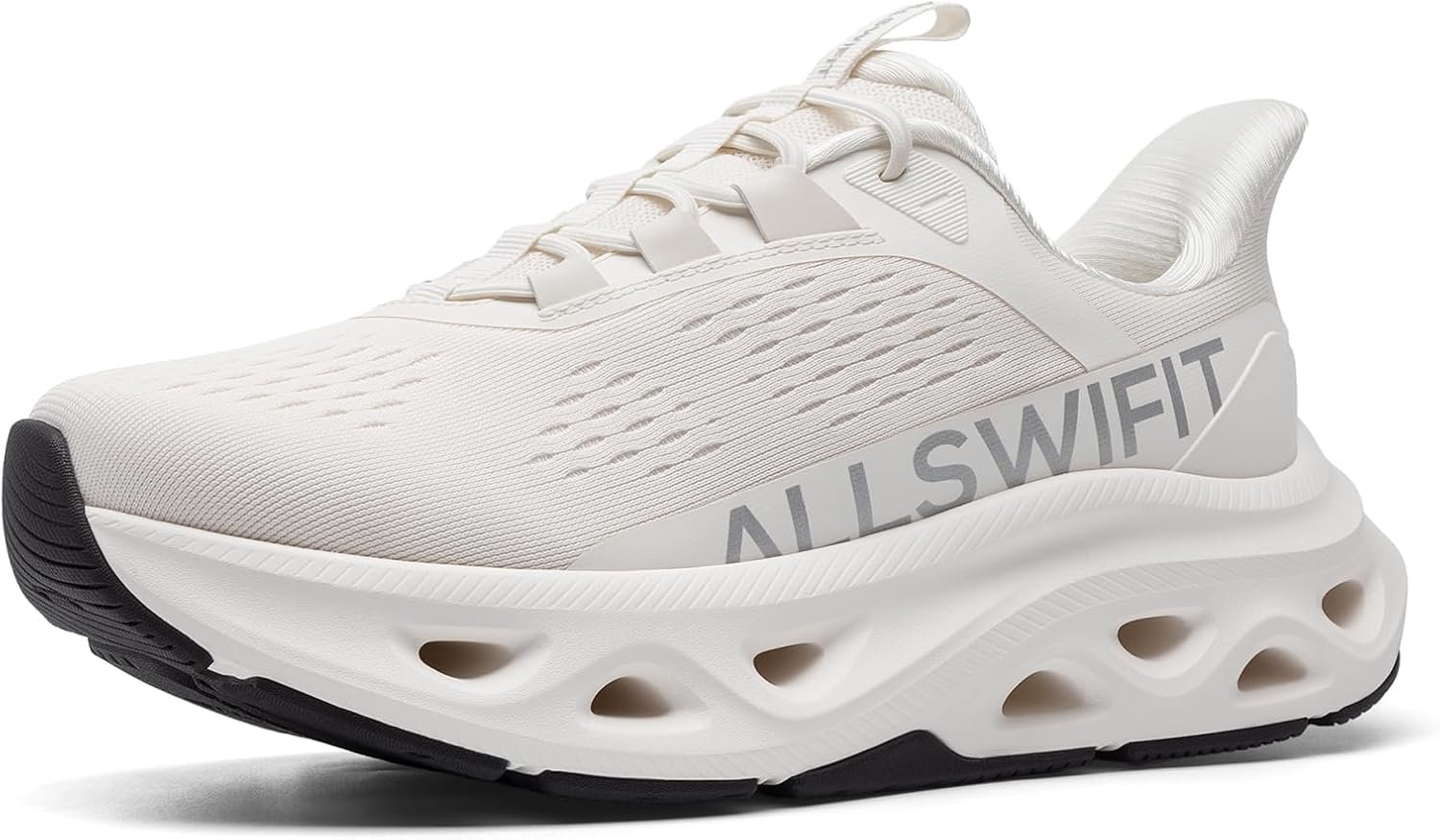 ALLSWIFIT Women’s Slip On Walking Shoes Cushioning Hands Free Non Slip Breathable Comfort Workout Running Jogging Gym Athletic Tennis MoveSlide Fashion Sneakers