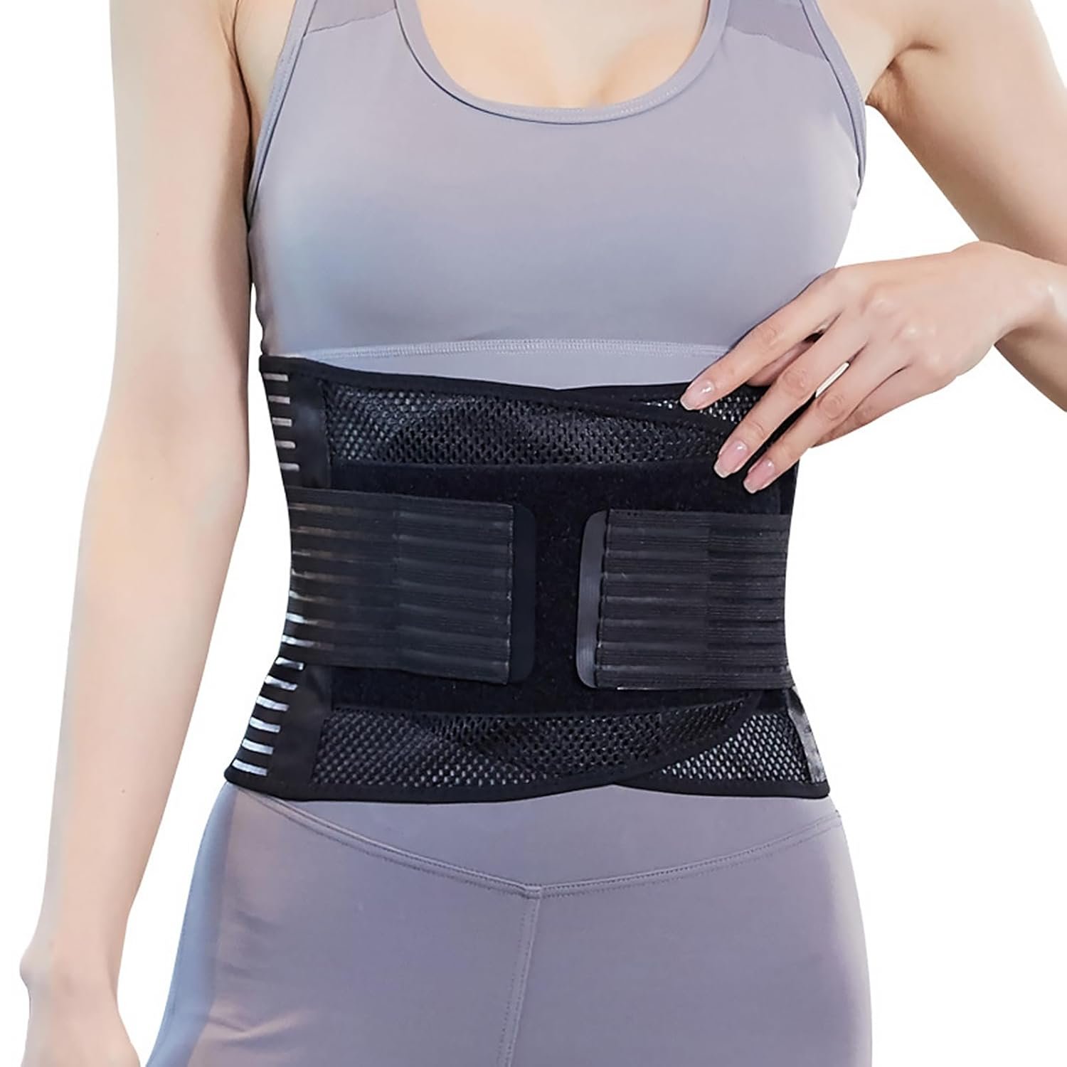 Back Brace for Lower Back Pain Women, Lower Back Brace, for Lower Back Pain, Herniated Disc, Sciatica, Scoliosis, Breathable Mesh (Xl Size Black)