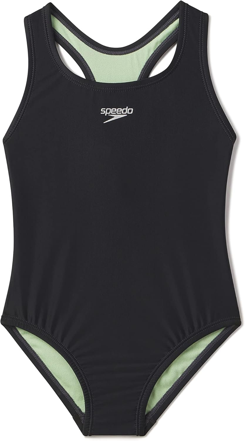 Speedo Girl’s Swimsuit One Piece Closed Racerback