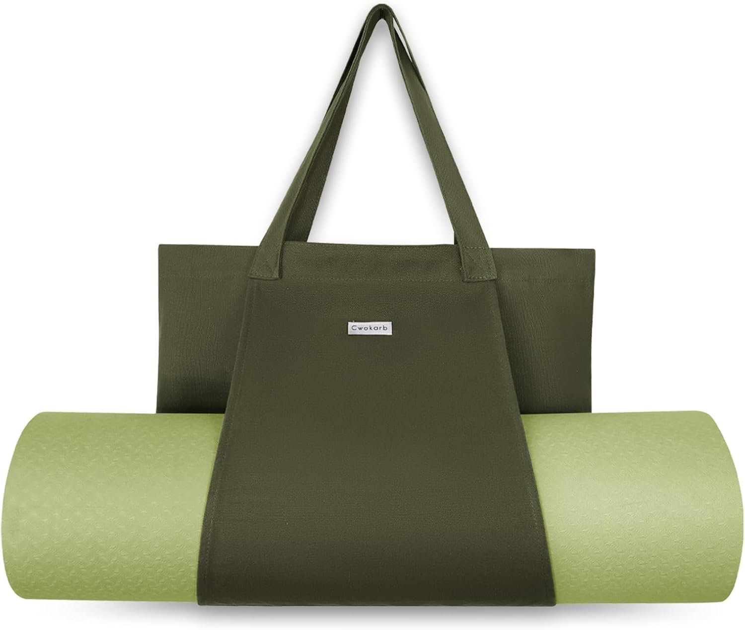 Yoga Bags for Women with Yoga Mats Bags Carrier Carryall Canvas Tote for Pilates Shoulder for Travel Office Beach Workout
