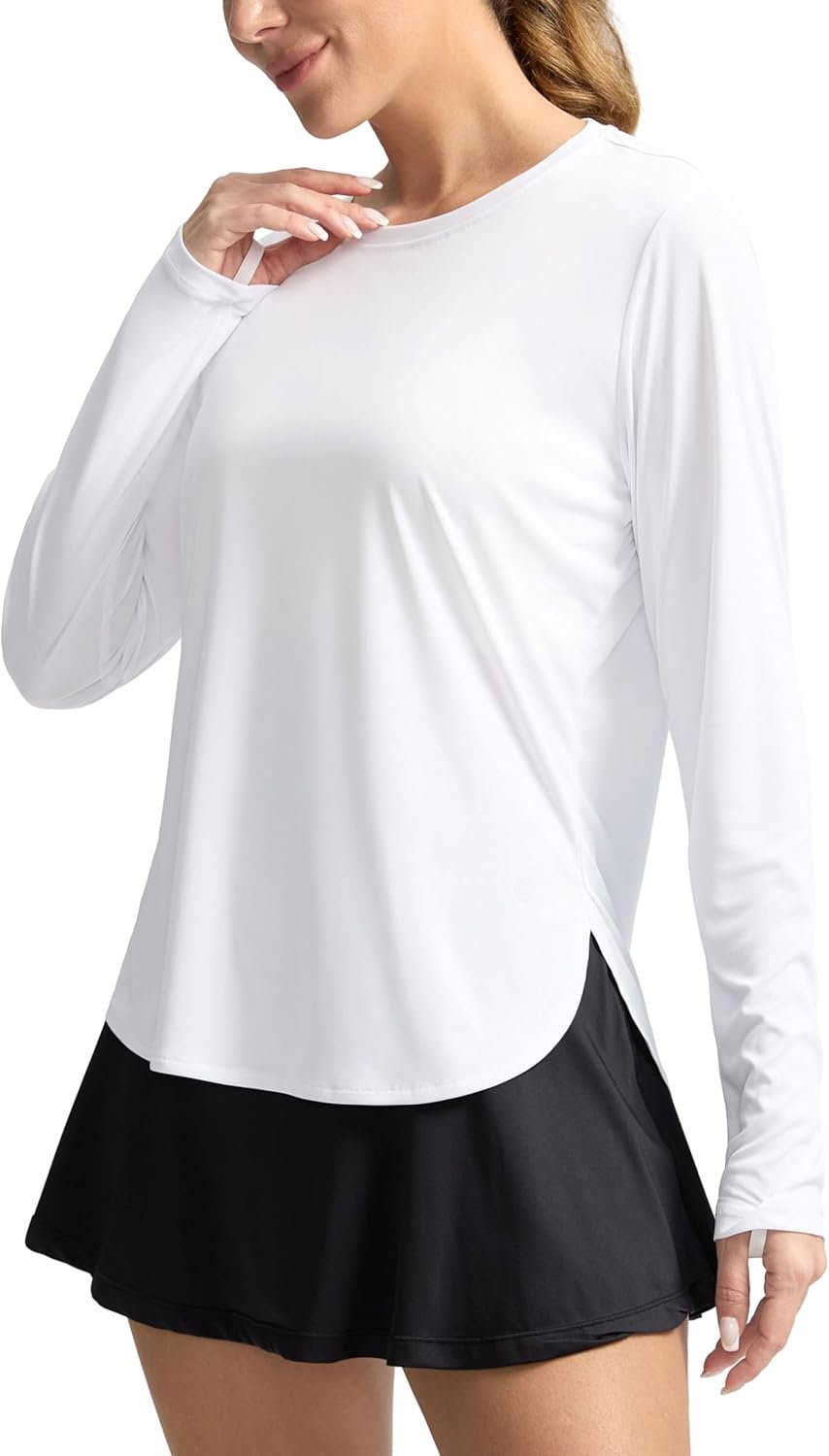 Women’s Sun Shirts UPF 50+ Long Sleeve UV Protection Shirt Lightweight Quick Dry Workout Hiking Tops for Women