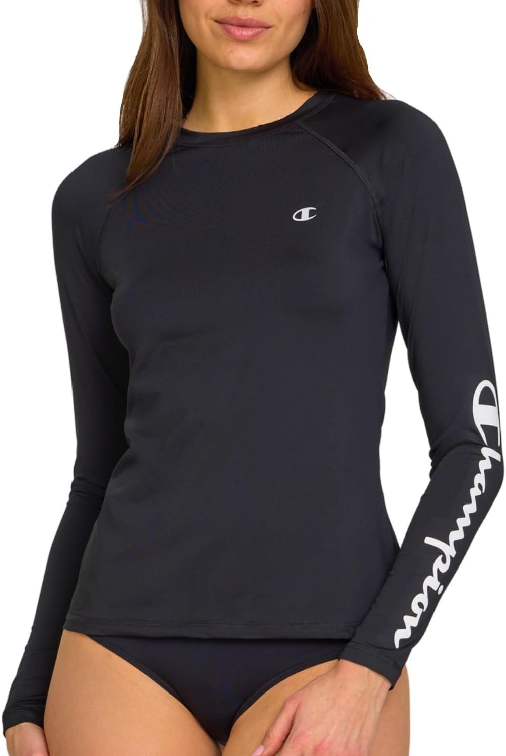 Champion Rash Guard for Women, Womens Rash Guard Long Sleeve Shirts, Rashguard Swim Shirt Women UPF 50+ SPF & UV Protection