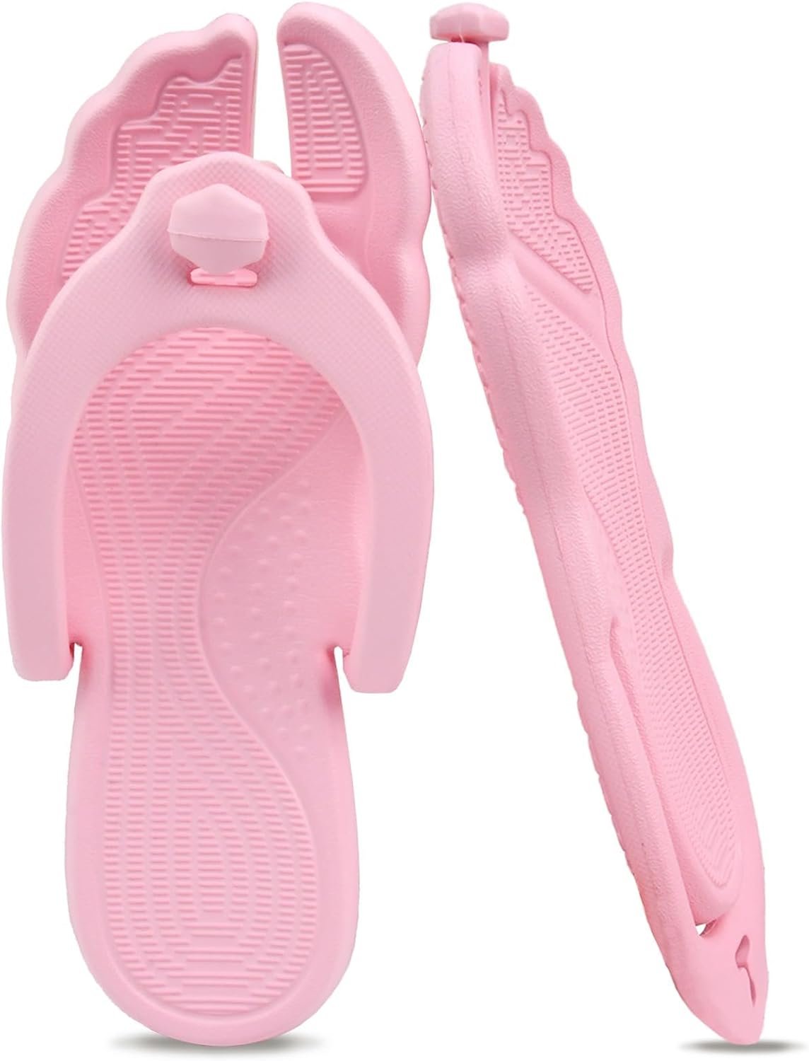 ZOORON Flip Flops for Women Men Travel Slippers Shower Shoes Foldable Bathroom Camp Beach Sandals Lightweight Non-Slip Quick Dry