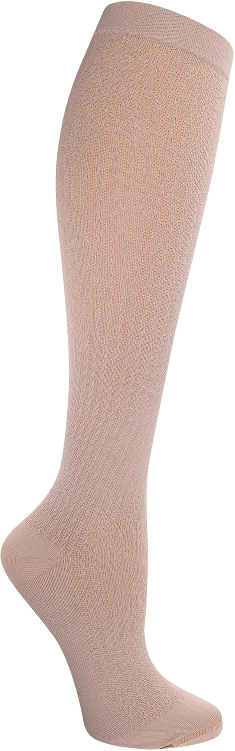 Dr. Scholl’s womens Graduated Compression Knee High Socks – Comfort and Fatigue Relief – Mild 8-15 Mmhg