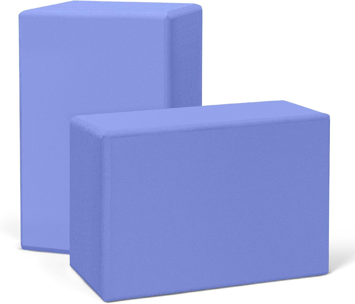 Yoga Blocks 2 Pack 3x6x9IN Foam Block Supportive Latex-Free with Rounded Edges, Non-Slip Exercise Blocks for Pilates, Meditation, Balance, Stretching and Deep Poses