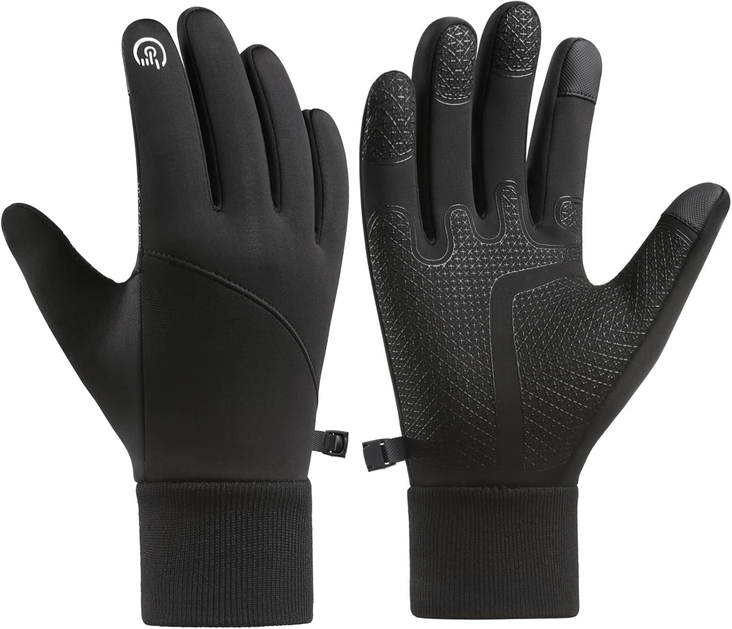 SUJAYU Winter Gloves Men & Women, Touch Screen Gloves Running Gloves Cycling Gloves Driving Gloves, Warm Gloves Waterproof Gloves