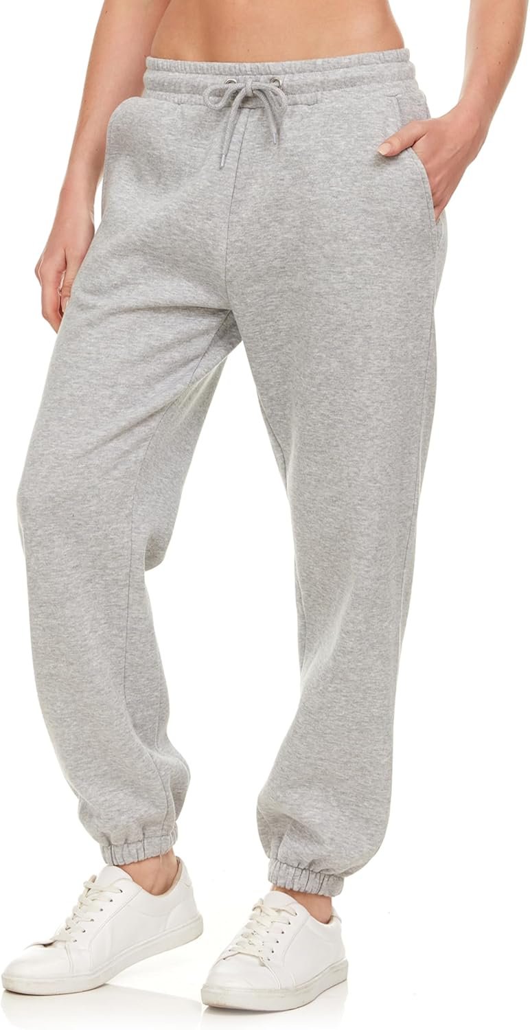 Sweatpants for Women – Closed Cinch Bottom Fleece Lounge Womens Plus Size Joggers
