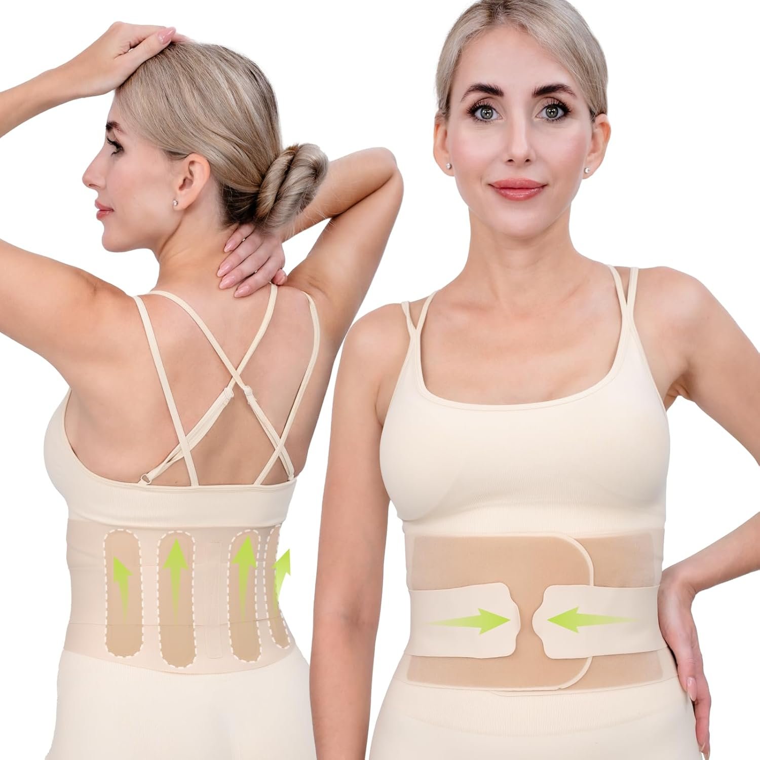 Back Brace for Men Lower Back, Ultra-Thin Back Support for Women, Lightweight Breathable Lumbar Support Pain Relief for Sciatica, Scoliosis, Herniated Disc (M)