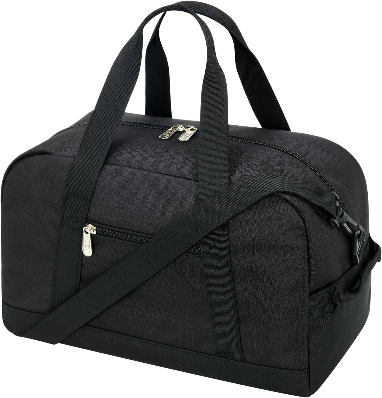 Apenze Small Gym Bag 14 inch lightweight Carry On Mini Duffel Bag for Travel Sport – Black