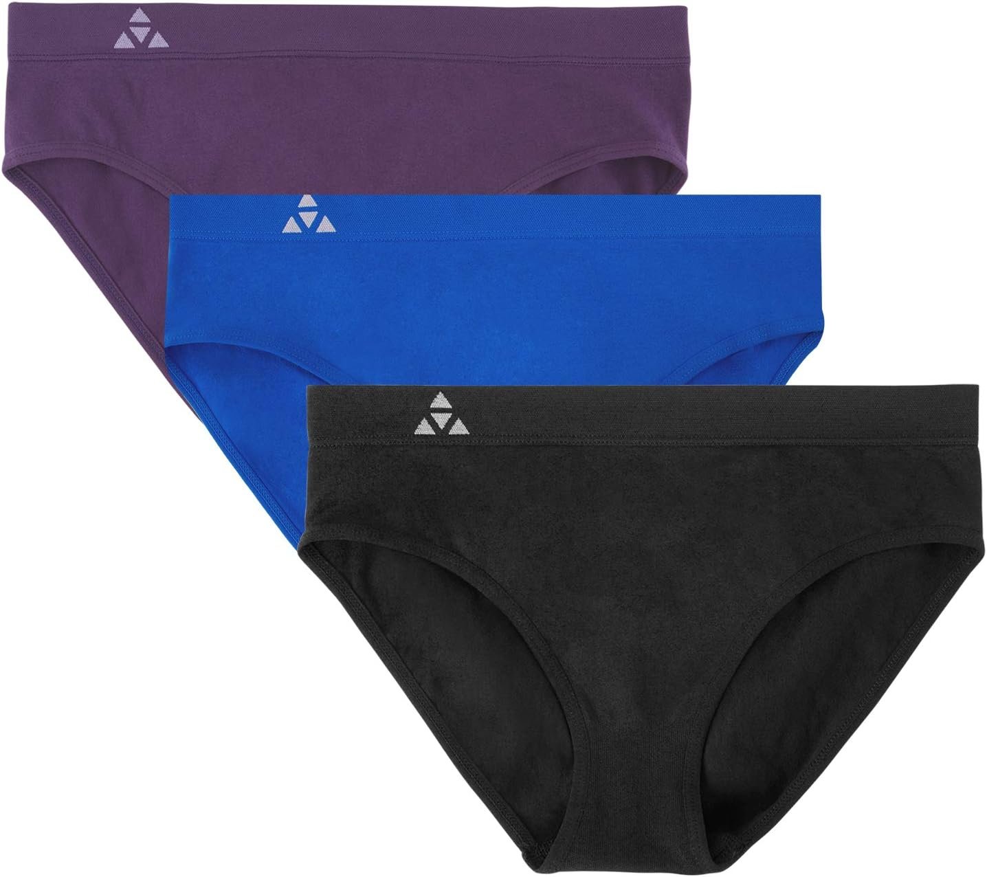 Balanced Tech Moisture Wicking Underwear for Women, Seamless Workout Hipster Brief Bikini Panties
