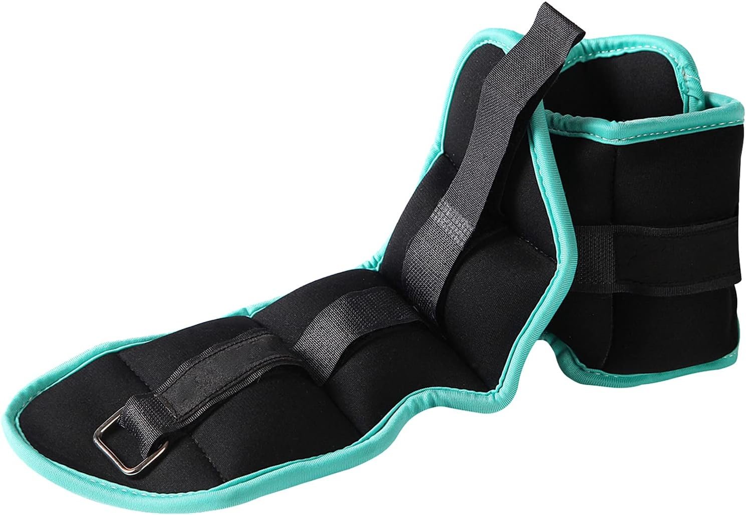 JFIT Adjustable Ankle Weights – Ankle Weight Pair 10 Weight and Bundle Options – 0.5 to 10 lbs Each, Set of 2, Adjustable Straps – Comfortable, Breathable, Moisture Absorbent Weight Straps for Men and Women